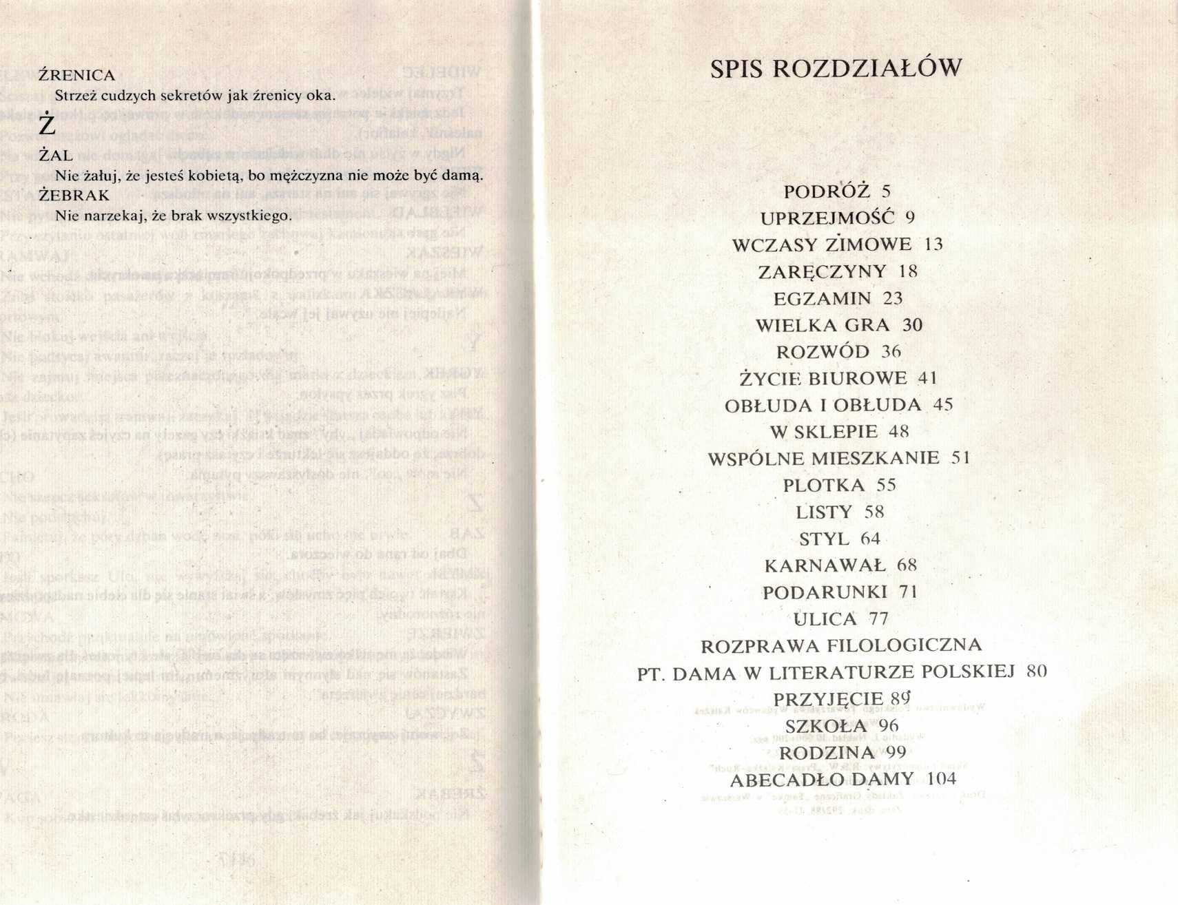 Damą być..ba Ewa Otwinowska Halina Kwiatkowska