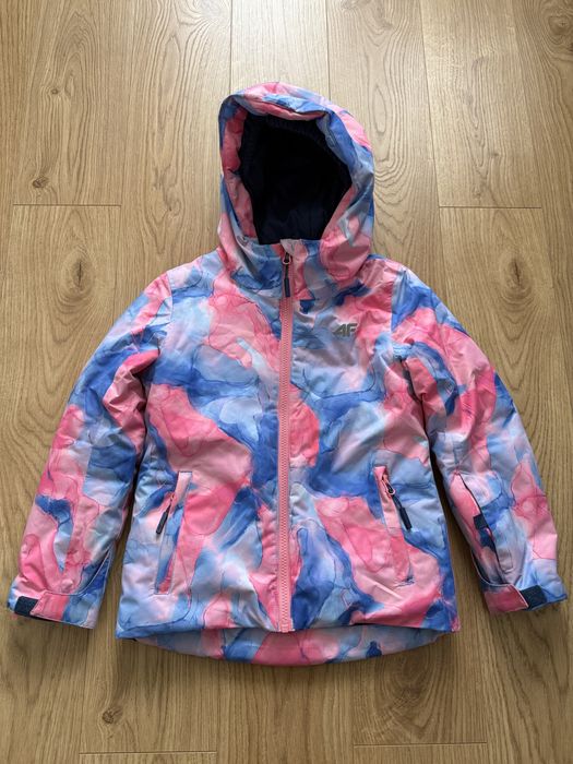 Zimowa kurtka narciarska 4F Neodry8000 / rozmiar 128 / dziewczęca