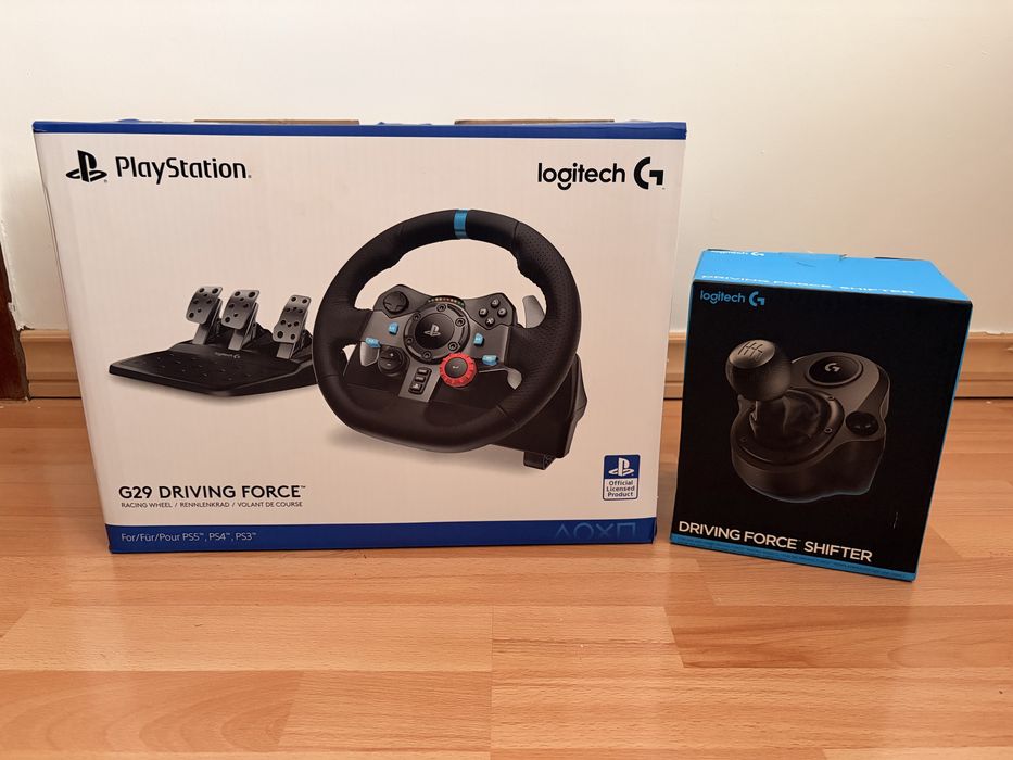 Volante Logitech G29 – Compatível com PS3 / PS4 / PS5 e PC!