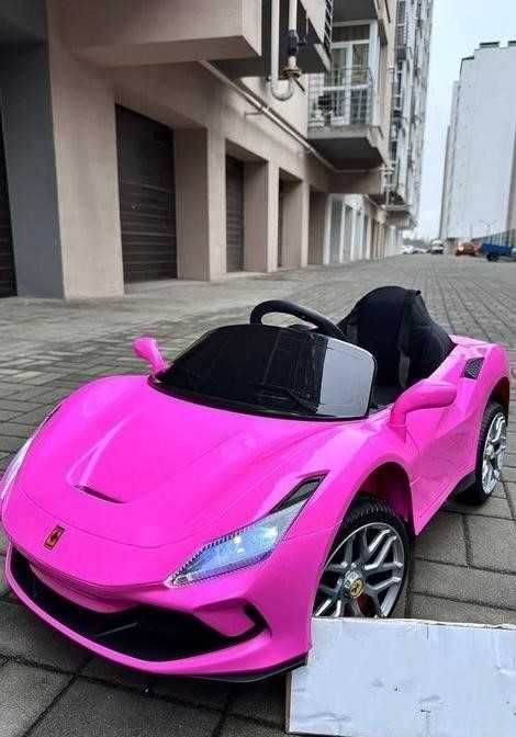 Дитячий електромобіль Ferrari, всі кольори, 4x4, детский электромобиль