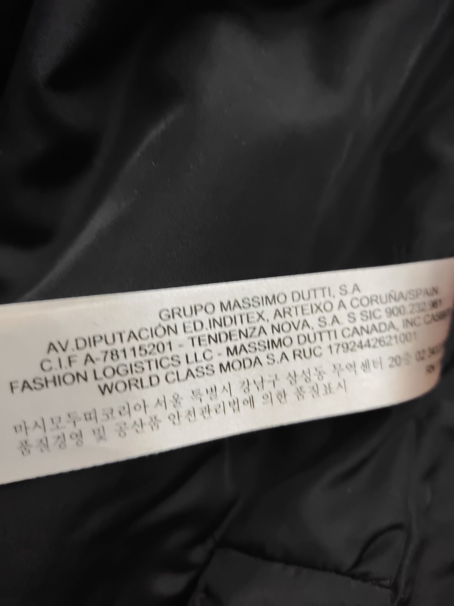 Rewelacyjna Kurtko Marynarka Massimo Dutti  Czarna L