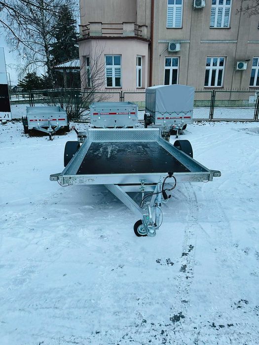 Wynajem wypożyczalnia przyczep, lawety samochodowe, plandeki quad moto