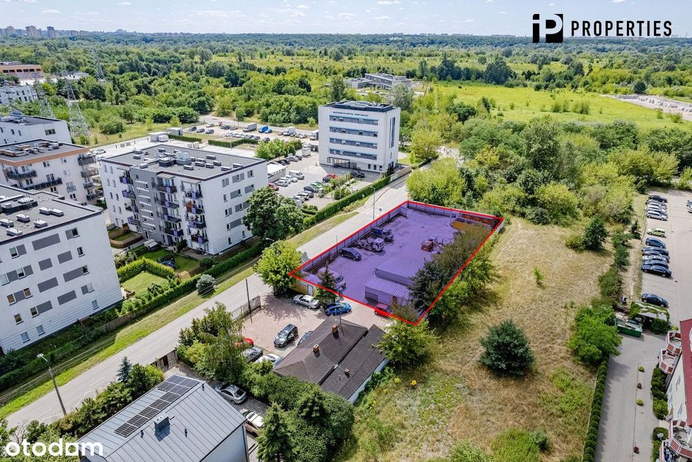 Działka inwestycyjna 1100 m2 z garażem.