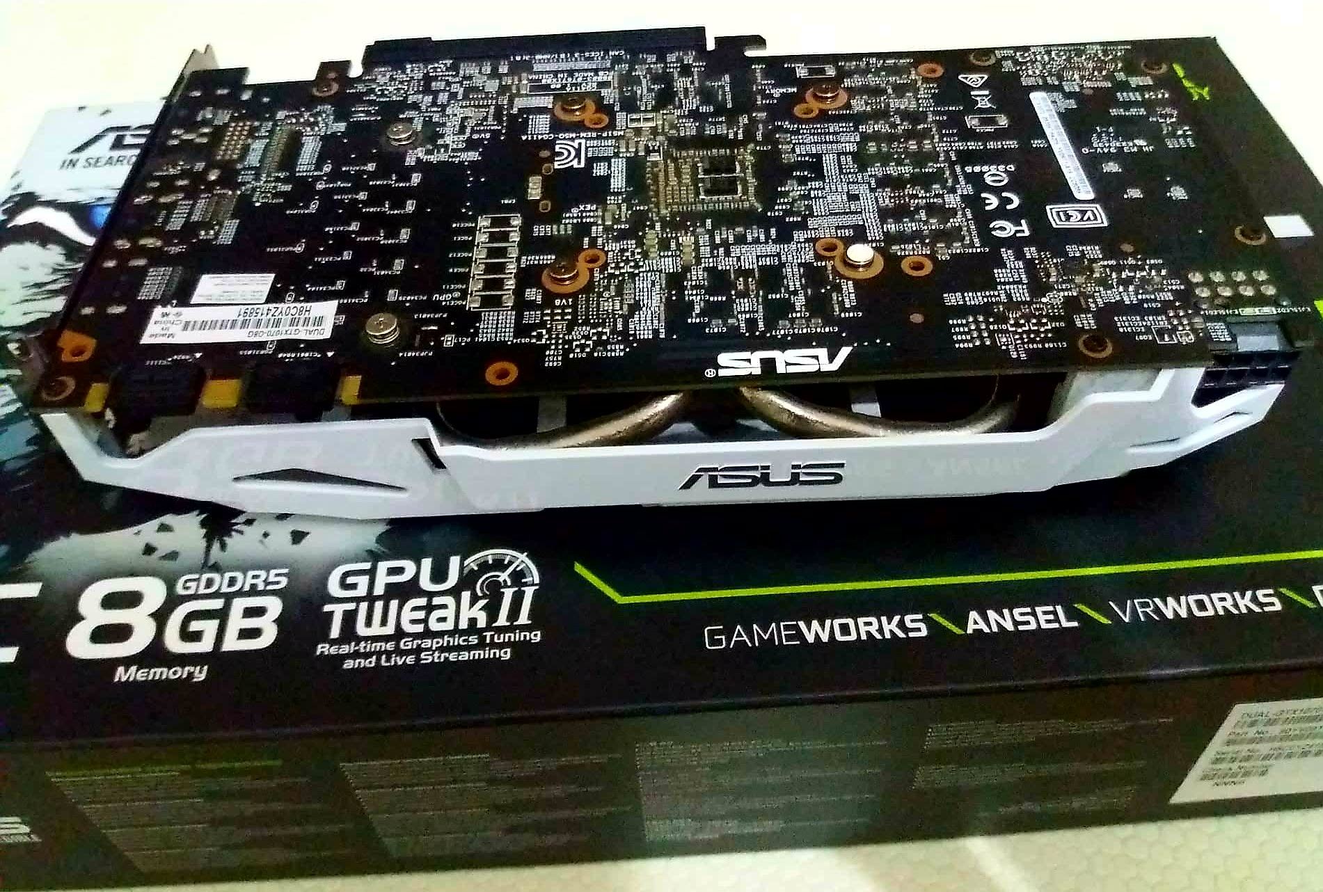 Placa Grafica Asus Dual GeForce GTX 1070 OC 8GB