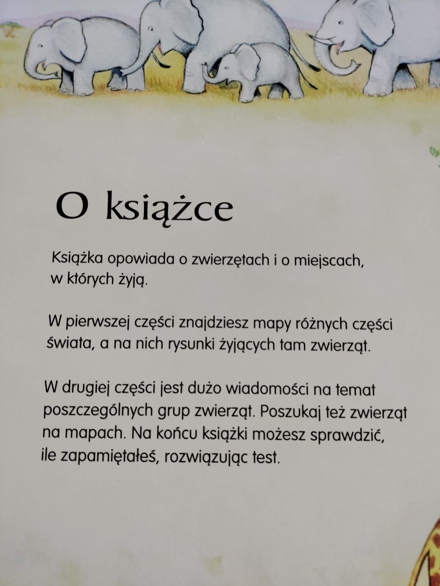 Przepiękny, edukacyjny, ilustrowany atlas zwierząt