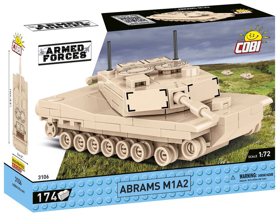 Klocki Cobi 3106 Czołg Abrams M1A2 Armed Forces 174 El.