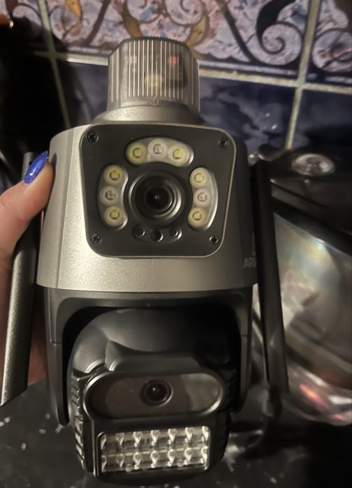 Kamera zewnętrzna obrotowa podwójna 2 sztuki