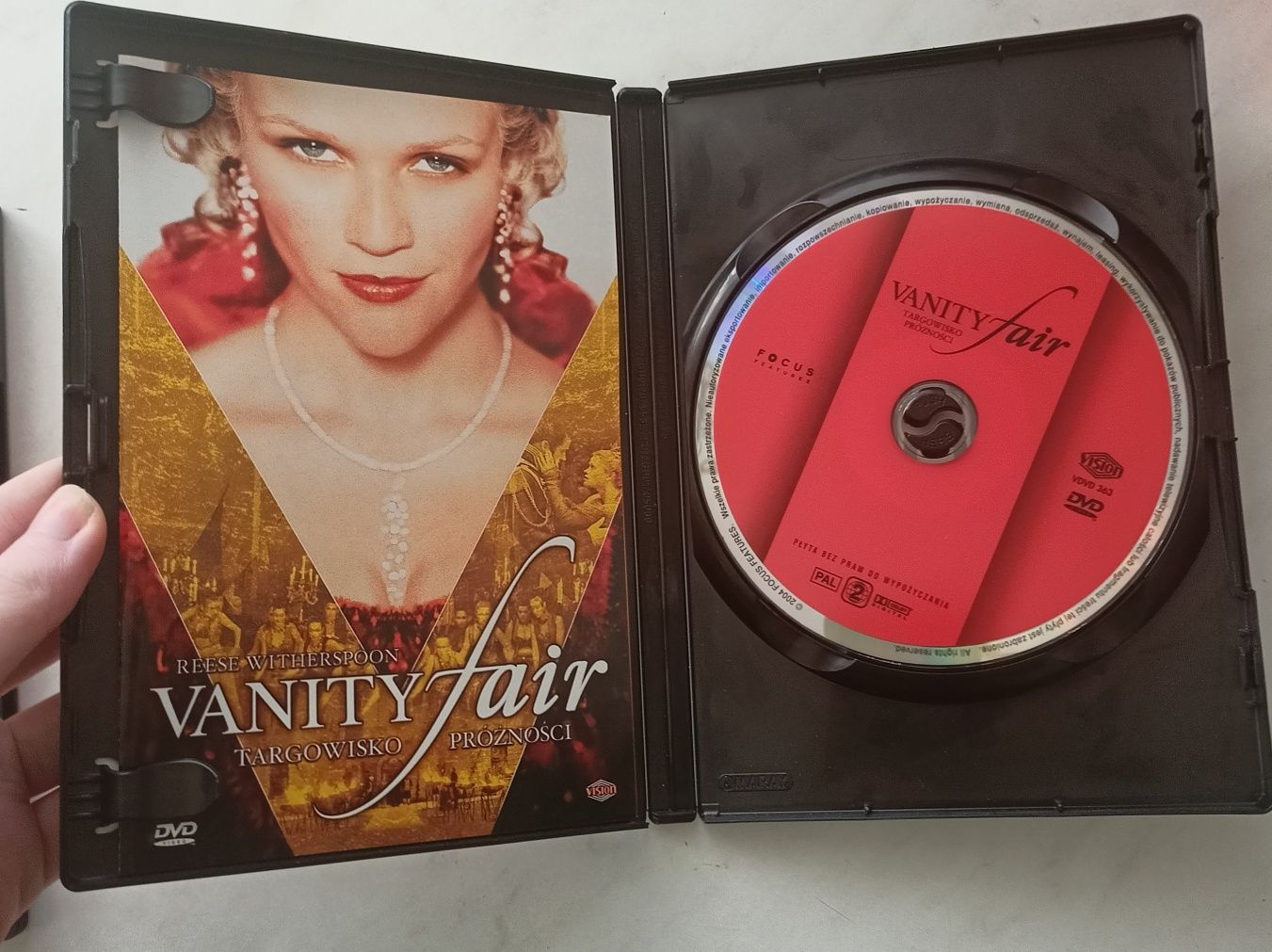 Vanity Fair. Targowisko próżności na DVD