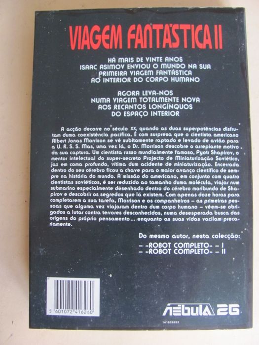 Viagem Fantástica II Destino Cérebro de Isaac Asimov