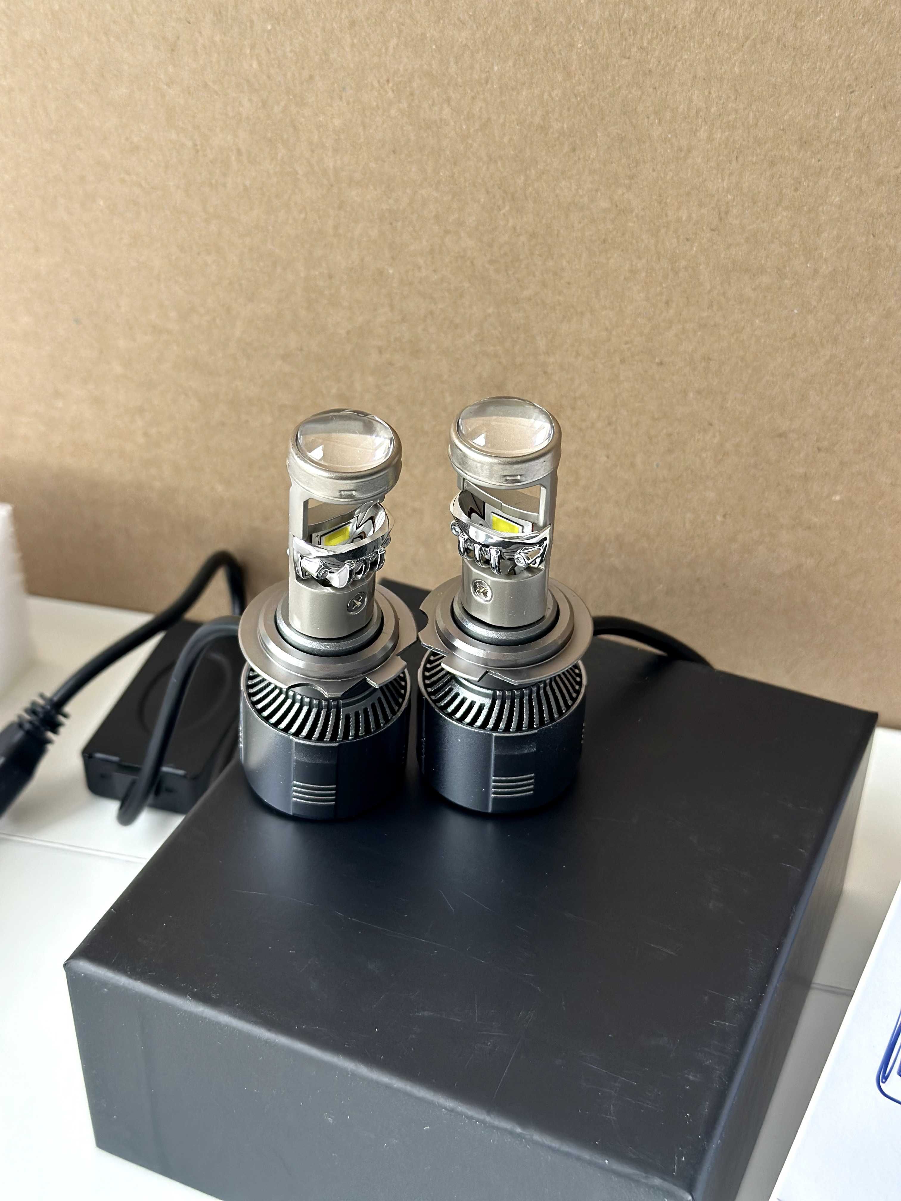 Автосвет лед BI-LED мини линзы міні лінзи A800 н7 H7. Ціна за пару