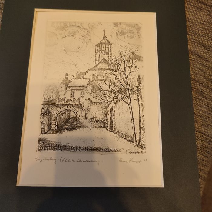 Obraz oryginalny Franz Knapp Schloss Schallaburg