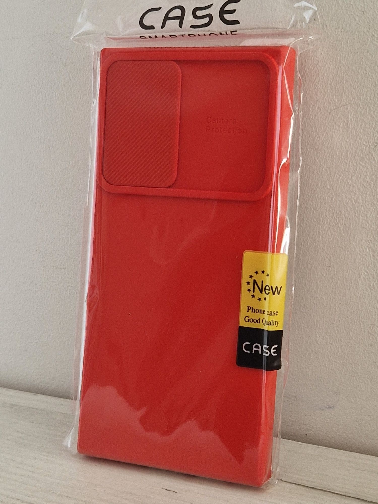 Camshield Soft do Samsung Galaxy S22 Ultra Czerwony