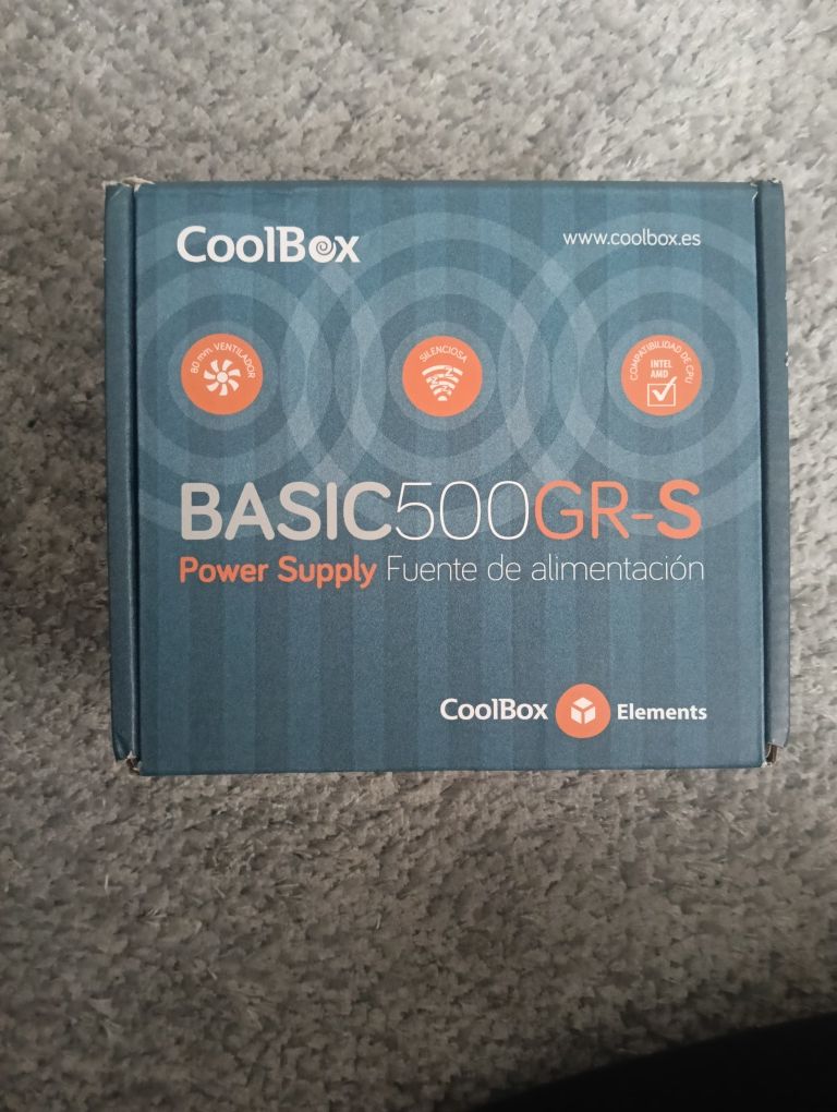 Vendo Fonte alimentação Basic500GR-S usada com caixa.