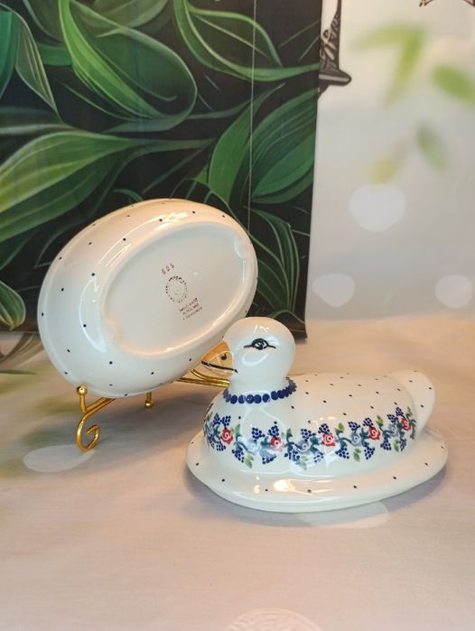 Pojemnik ceramiczny kaczka ceramika Bolesławiec