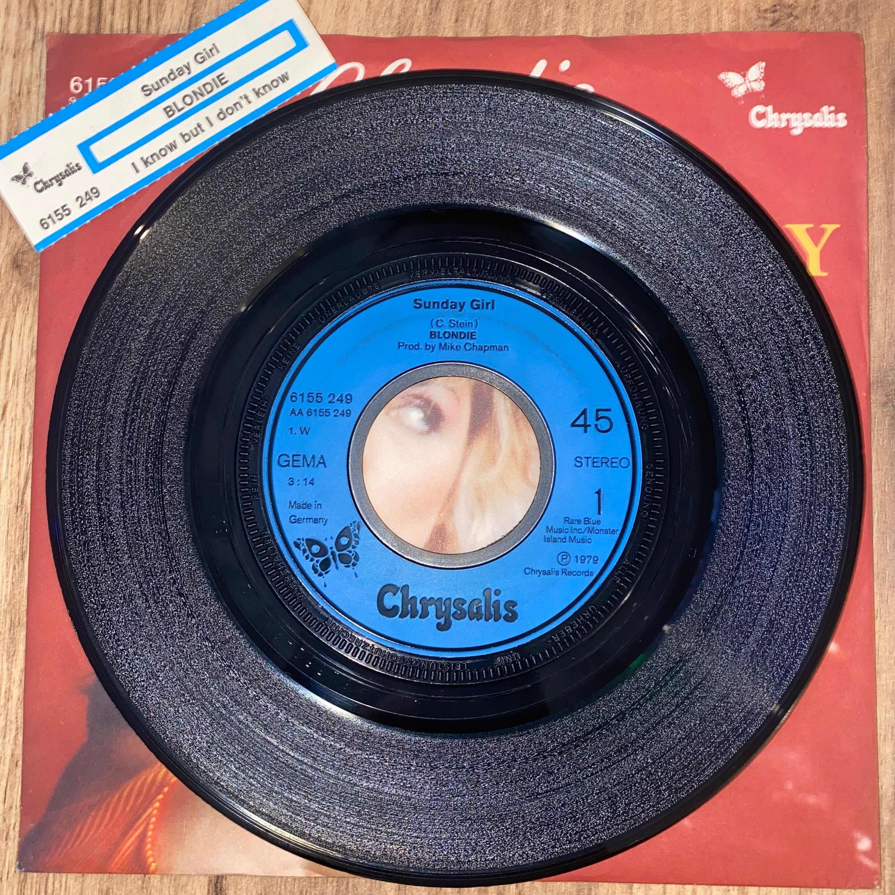 Blondie - Sunday Girl / I Know But I Don't Know - Winyl SP 7" - 1979