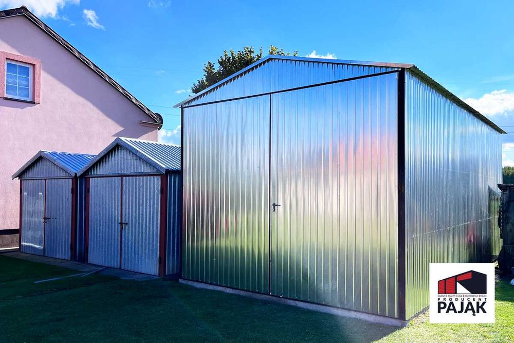 Garaże, wiata blaszana na maszyny rolnicze - dowolny wymiar