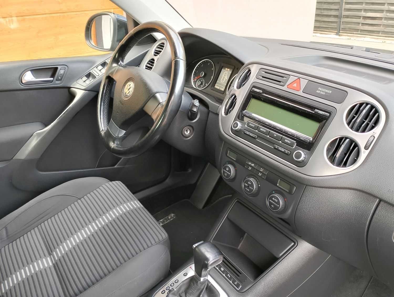 VW TIGUAN 2.0 TDI CR 140KM 2009 Automat 4x4 Klima Czujniki Hak Zamiana