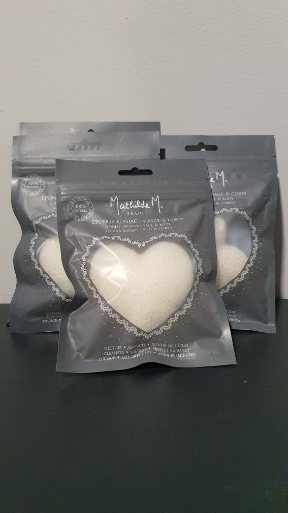 Mathilde M - Esponja de banho 100% natural Konjac