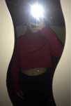 Czewony sweter z golfem Zara rozmiar M
