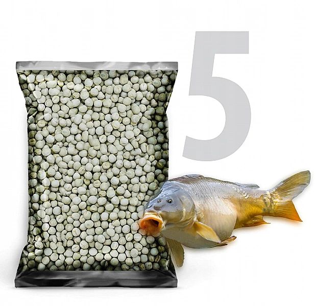 5kg Groch żółty całe ziarno zanęta wędkarska karp karaś leszcz