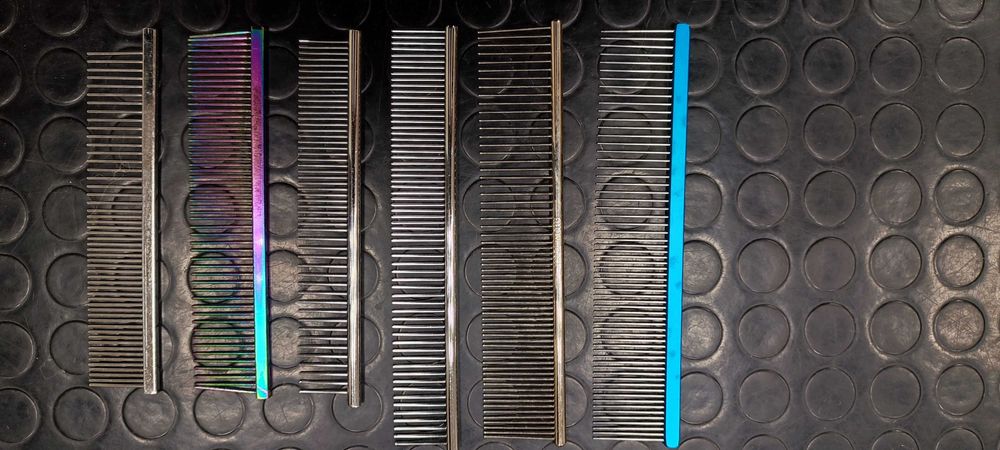 Grzebień metalowy zestaw 6 szt.