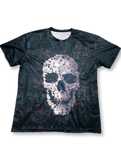 T-shirt full print czaszka skull 3D opium alternative SWAG big oversiz