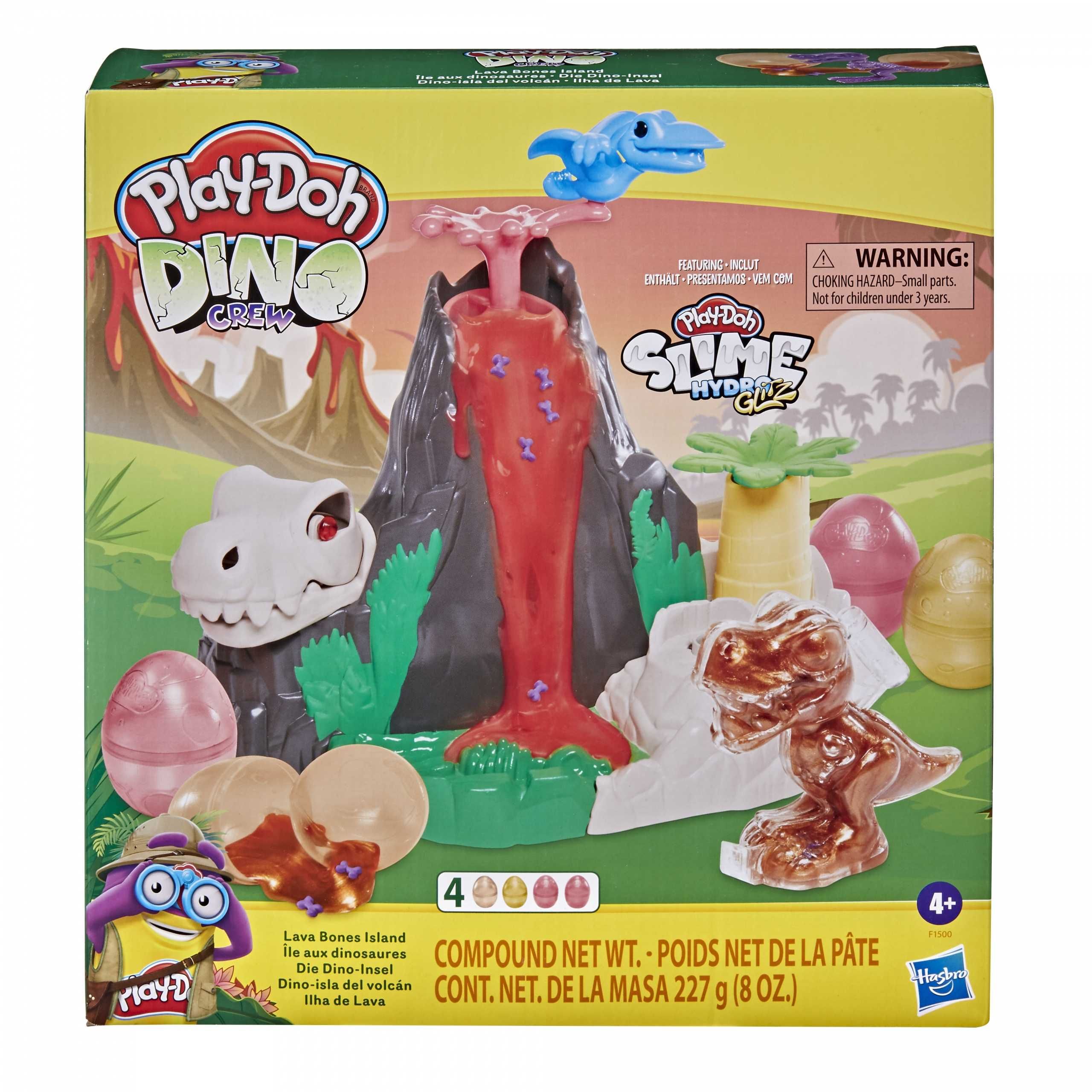 Zestaw Play-Doh Wyspa Dinozaurów z jajami oraz z dodatkami