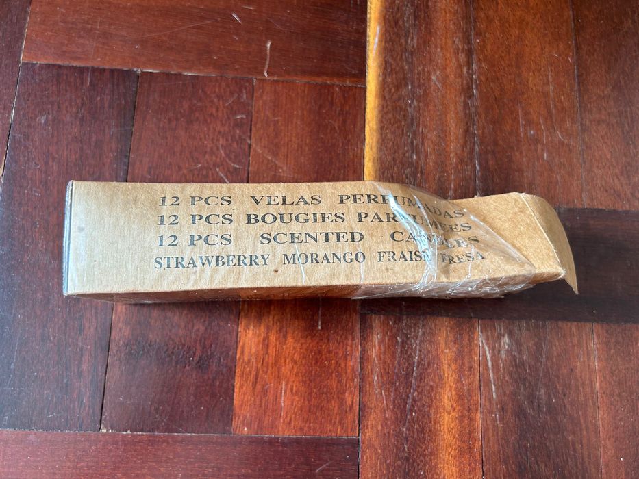 8 Velas Aromáticas Morango (de 12)