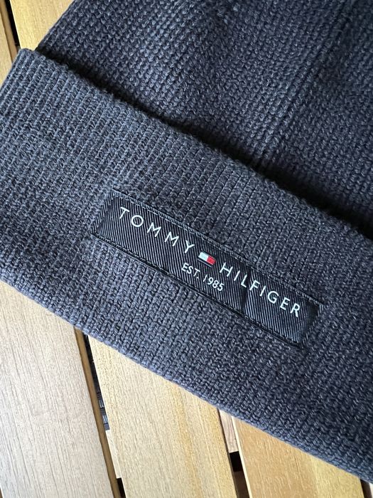 Чоловіча чорна шапка Tommy Hilfiger 100% Original