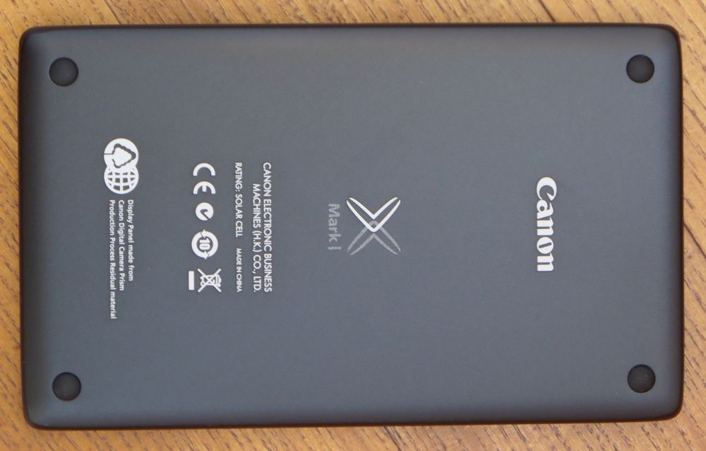 Калькулятора Canon X MARK I