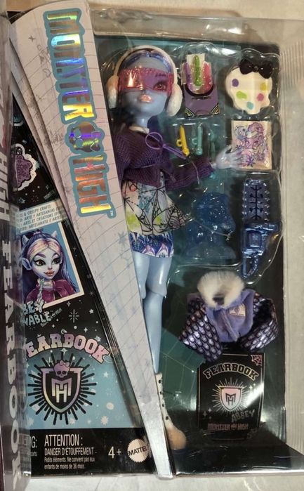 Abbey Bominable Fearbook G3 Monster High Еббі Фірбук Г3 Монстер Хай мх