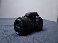 Nikon D3100 + 50mm niski przebieg