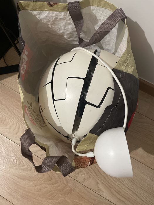 Candeeiro IKEA Branco/Prateado
