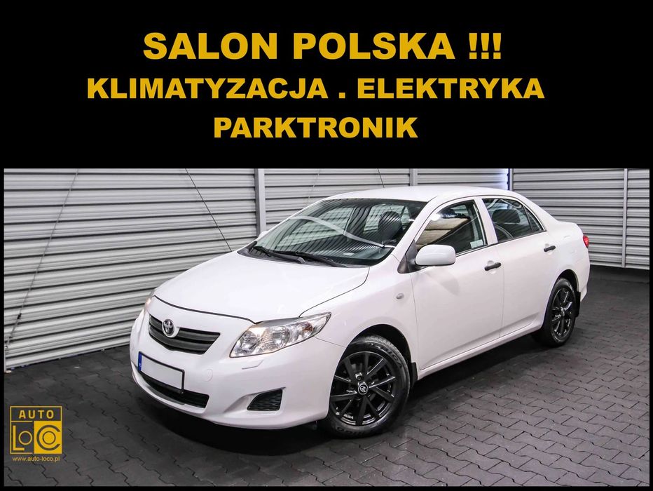 Toyota Corolla Salon Polska + Klimatyzacja + Elektryka +