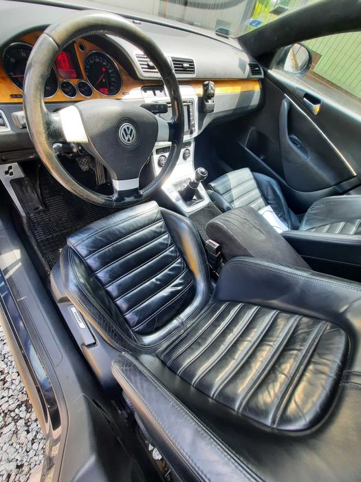 passat b6 jedyny właściciel od nowości 1.9tdi sedan skóra grzane fotel