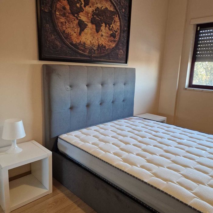 Camas de Casal Estofadas de Luxo 199€ Disp. em Várias Cores! 190x140m!