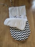 Śpiwór śpiworek do wózka. Hand made - minky