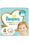 Pieluchy pampers premium care 4 - 4 paczki