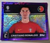 Cromo Cristiano ronaldo roxo