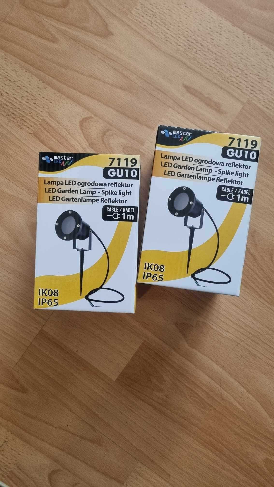 2x reflektor ogrodowy wbijany na 230V GU10