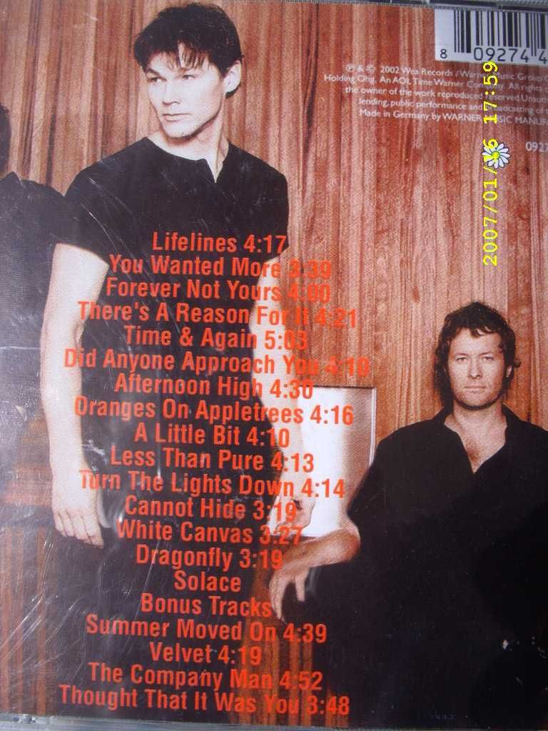 59. Plyta CD;A-Ha-Lifelines + 4 bonusy, 2001 rok.