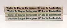 4 livros - Textos de Língua Portuguesa - 10º e 11º anos
