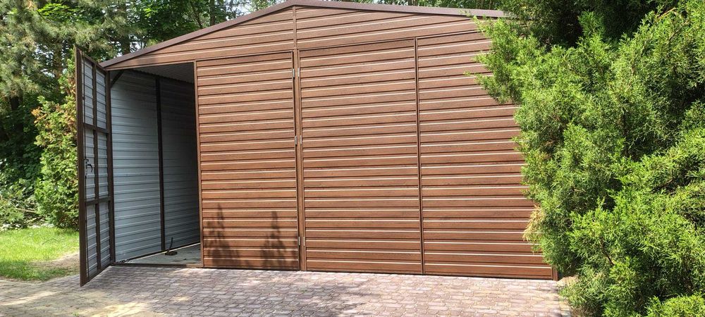 Garaż Blaszany, Blaszak, 6 x 6 Orzech!