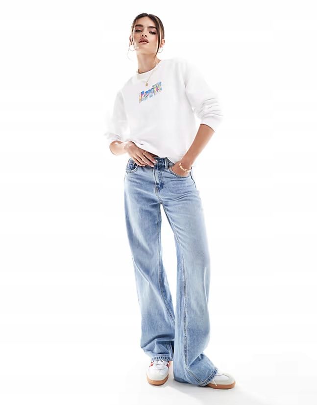 Levis 36 S Biała Bluza Wkładana Z Logo J25448