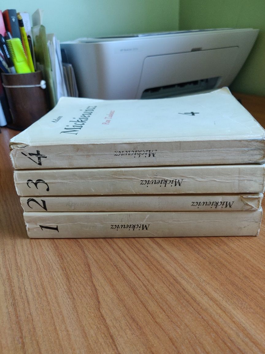 Komplet 4 tomy z 1982 r. Adam Mickiewicz dzieła