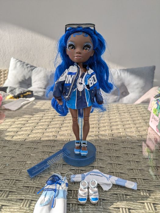 Lalka rainbow high niebieska