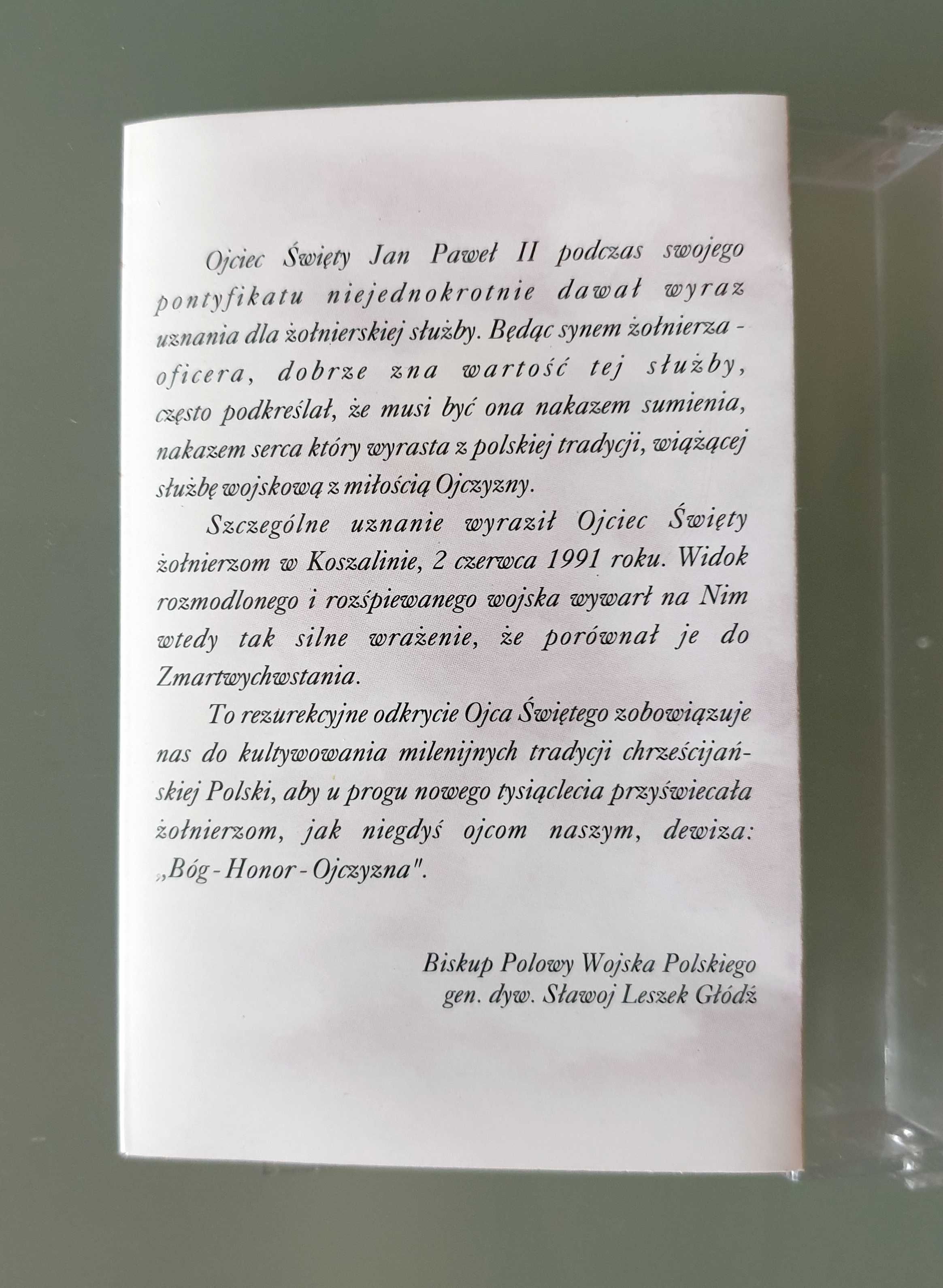 Kaseta magnetofonowa "Do Ciebie Polsko" (Jan Paweł II, RZA WP)