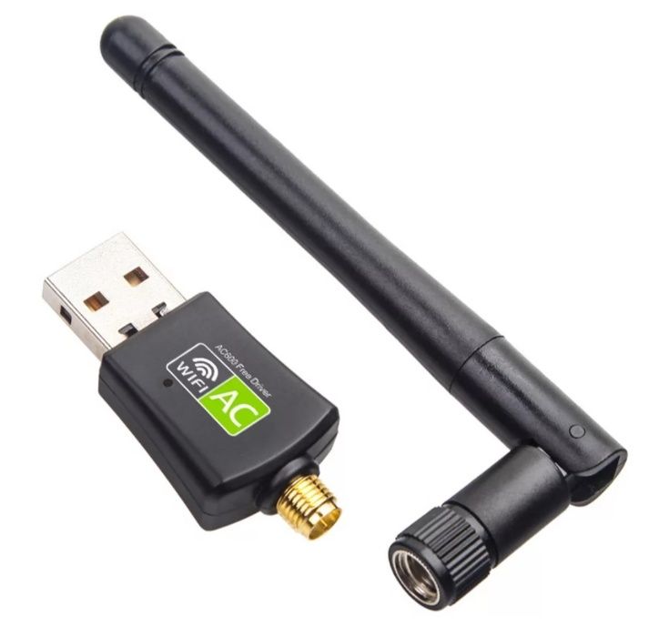 USB WiFi 802.11ac адаптер 600 Мбит/с двухдиапазонный (2.4G+5G)