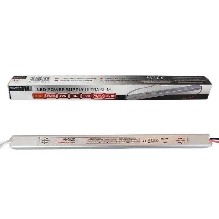 Zasilacz LED 12V 36W Ultra Slim - NOWY wysokiej jakości / hurt okazja!
