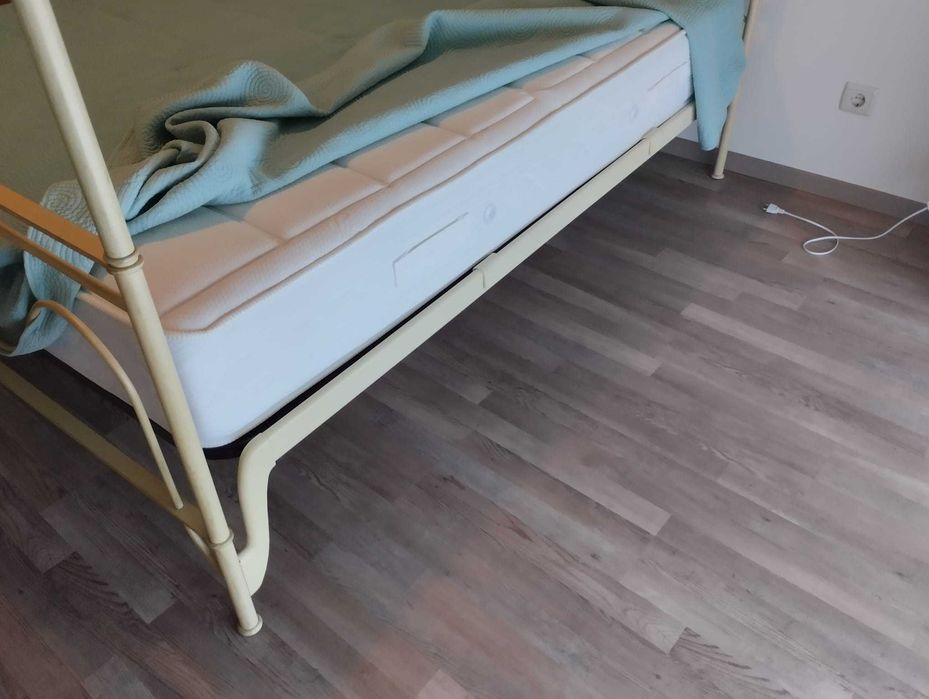 Estrutura de Cama em Ferro com Dossel - (Maggion)